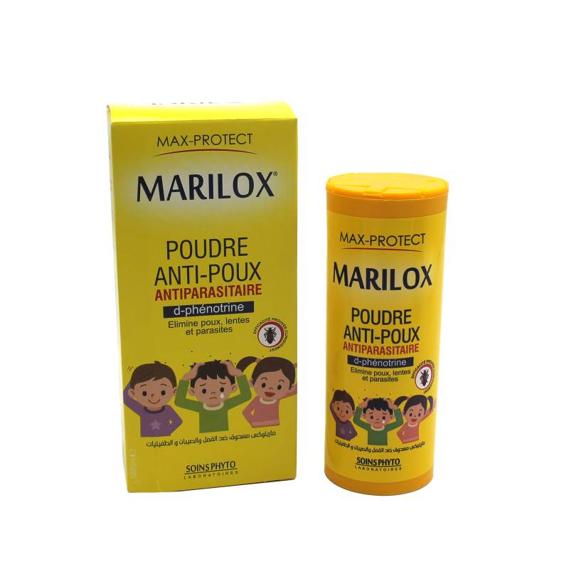 MARILOX Max-Protect – Poudre Anti-Poux & Antiparasitaire 100g