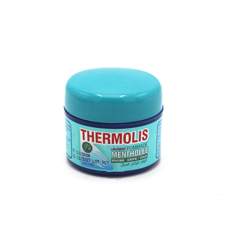 Thermolis Mentholée – Pommade Apaisante Rhume, Grippe & Toux