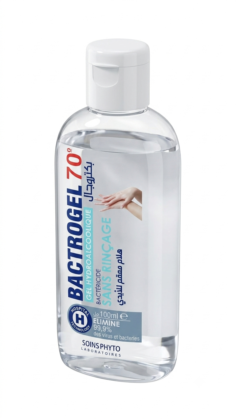 Bactrogel 70 – Gel Hydroalcoolique Bactéricide 100ml – Image 2