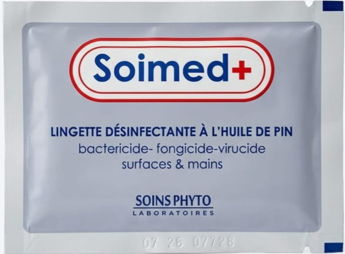 Lingette Désinfectante à l'huile de pin Soimed +
